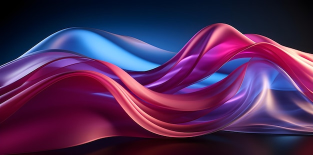 Premium Photo | Purple and blue wavy abstract backgrounds