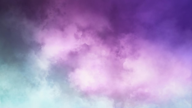 Purple blue white smoke background abstract colored clouds texture color gradients poster design 3d illustration