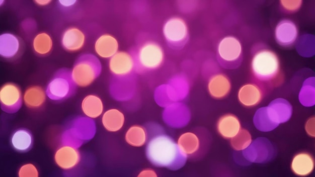 Purple bokeh abstract background out of focus