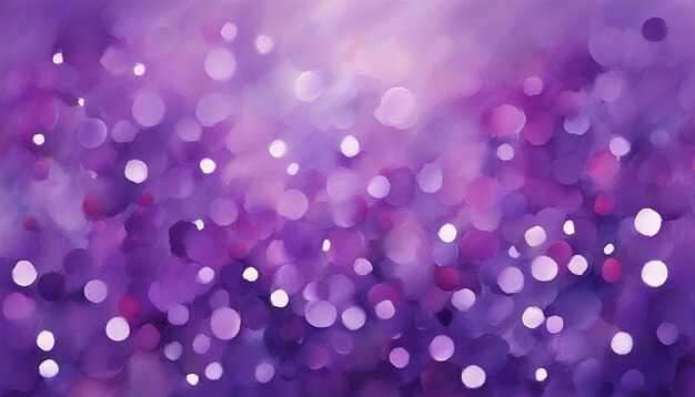 Purple bokeh background for seasonal holidays event and celebrations generated by ai