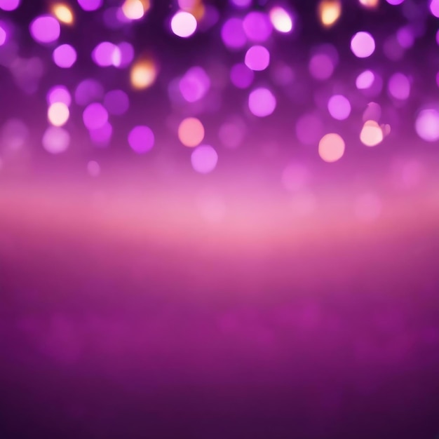 Purple bokeh blurred lights background