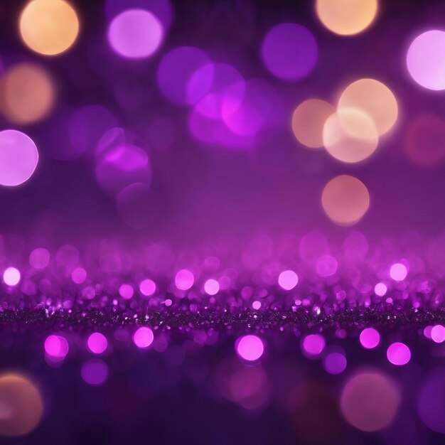 Purple bokeh light background