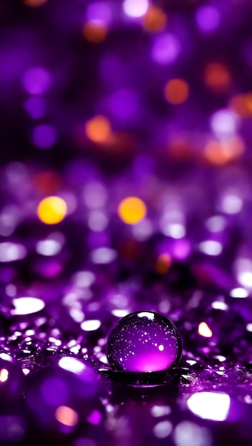 Purple bokeh