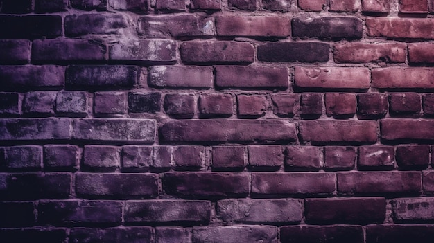 Purple brick wall background