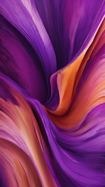 Purple brushstrokes abstract background