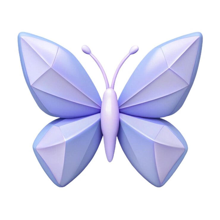 Photo a purple butterfly with a white face and blue wings