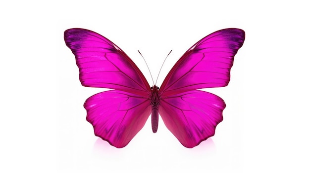 A purple butterfly with the word butterfly on it