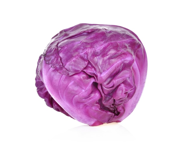 Purple cabbage isolated