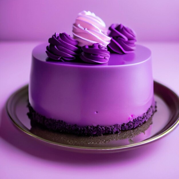 Photo purple cake