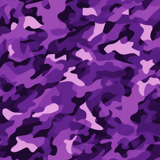 Purple camouflage wallpaper with a black background generative ai