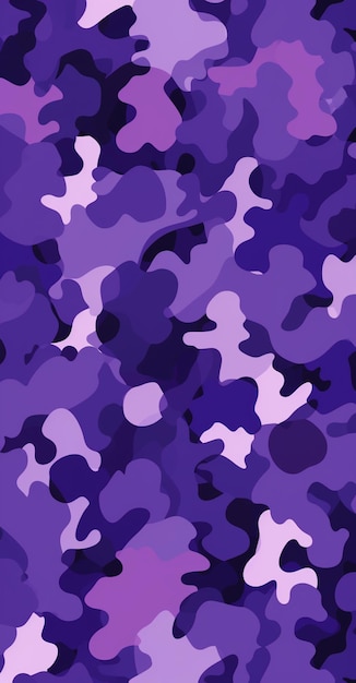 黒の背景に紫色の迷彩壁紙生成 AI