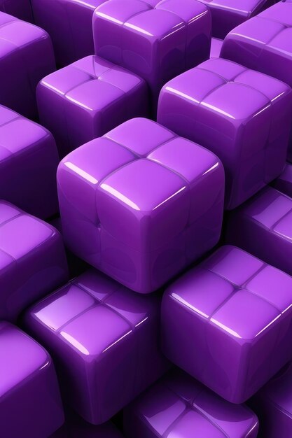 Photo purple caramel cubes background