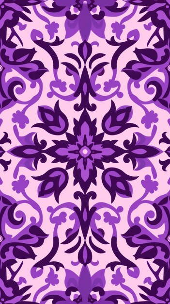 Purple ceramic tiles decorative design illustration for floor wall kitchen interior textile