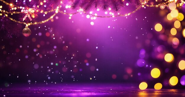 Photo purple christmas background design wallpaper