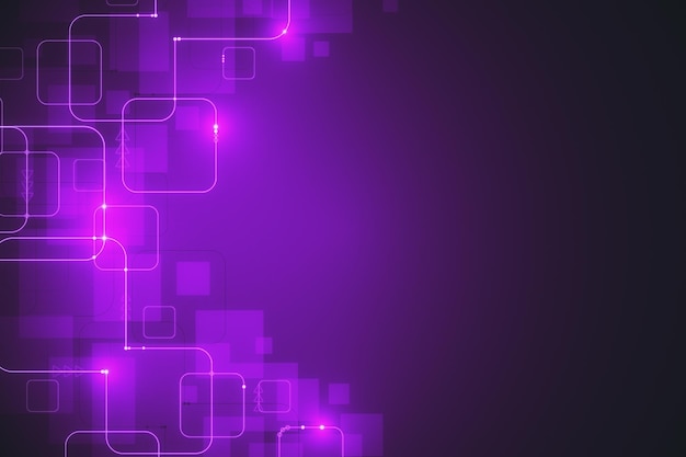 Purple circuit background