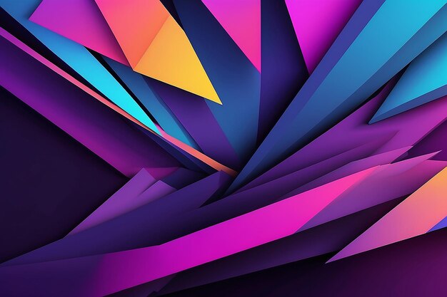 Purple color abstract geometric background dynamic shapes composition illustration background