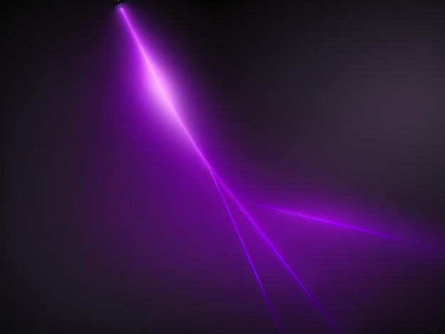 Фиолетовый цвет линзы светит на заднем плане
