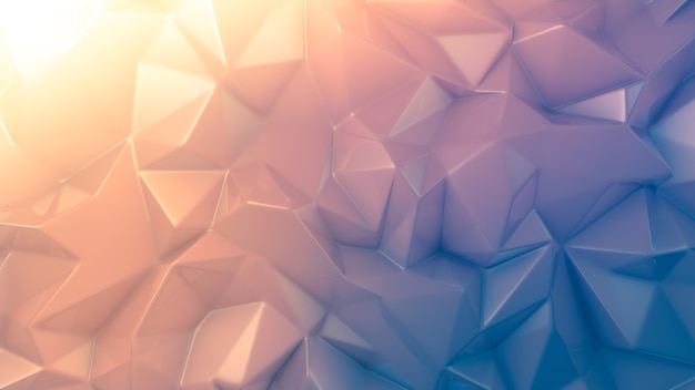 Foto sfondo di cristallo viola. illustrazione 3d, rendering 3d.