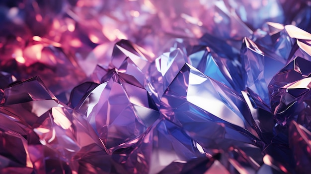 Фиолетовый кристалл драгоценного камня фон