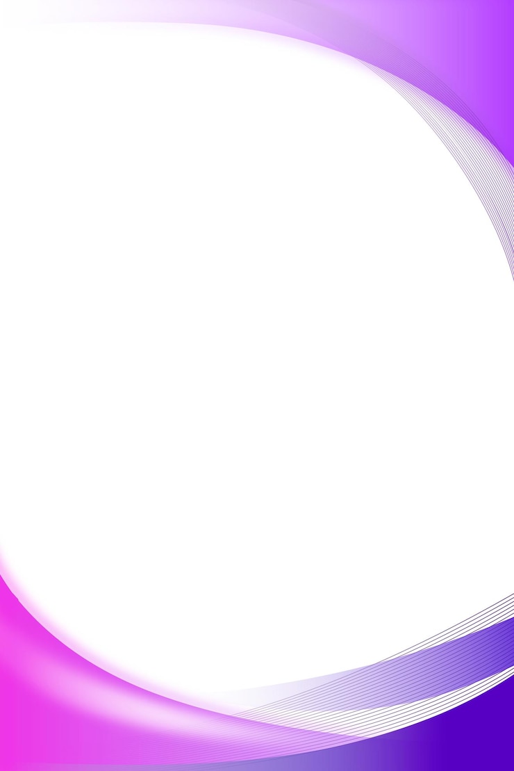 Photo purple curve frame template design element
