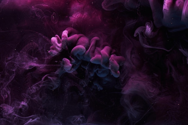 Abstract Black Background With Purple Steam Free Stock Photo and Image  198501742