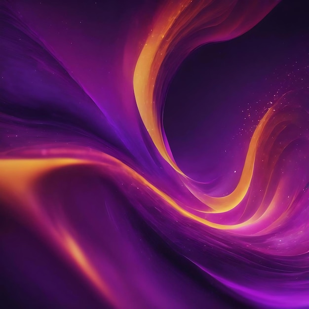 Purple digital abstract background with wave particles