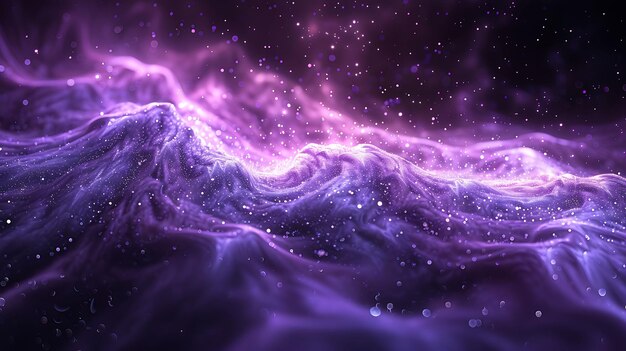 Purple Dust Galaxy Effect With Swirling Galaxy Patterns and Effect FX Texture Film Fillter BG Art