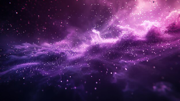 Purple Dust Galaxy Effect With Swirling Galaxy Patterns and Effect FX Texture Film Fillter BG Art