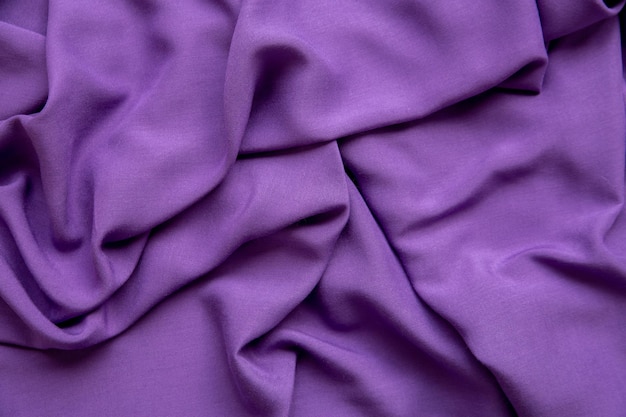 Purple fabric background The texture of the fabric