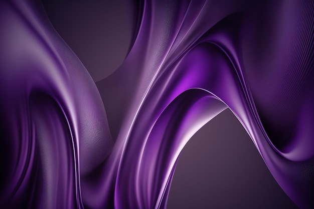 渦巻き模様の紫色の布地の背景