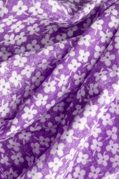 Purple fabric closeup