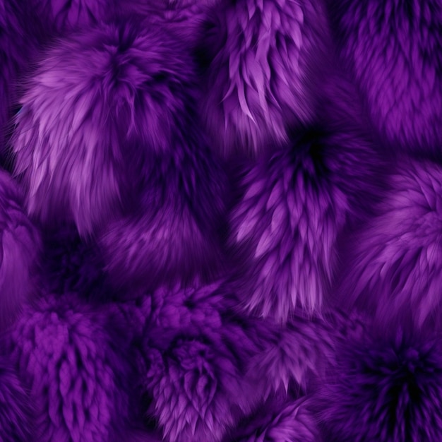 Purple feathers pattern on a purple background