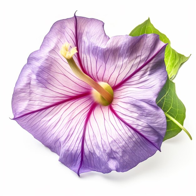 a purple flower with a purple center and a purple flower.