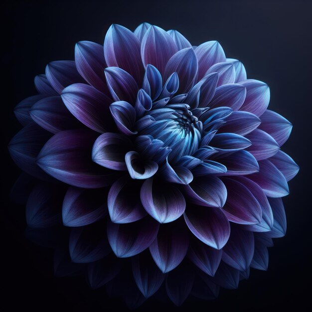 a purple flower