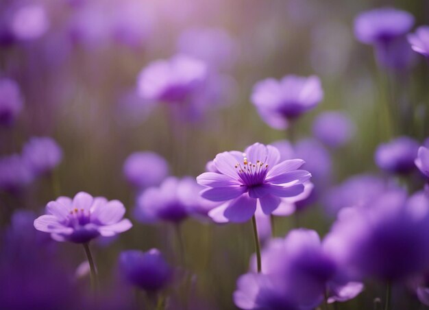 A purple flowers background