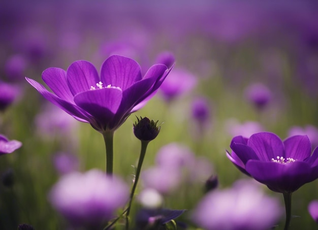 紫色の花の背景