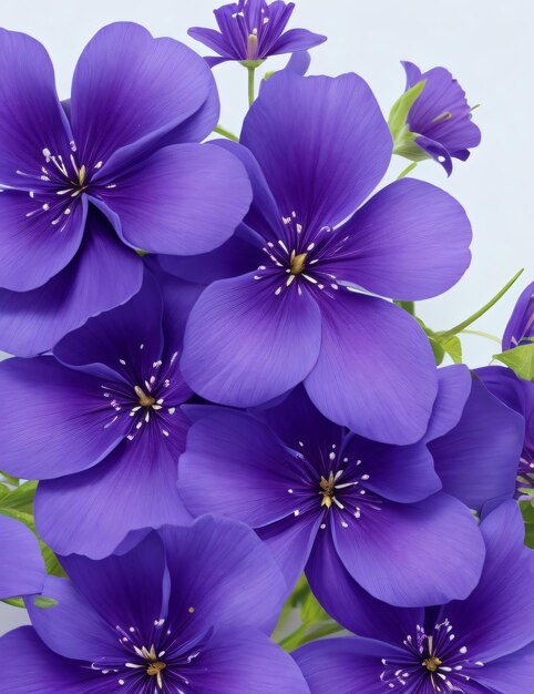 Purple flowers on a dark background