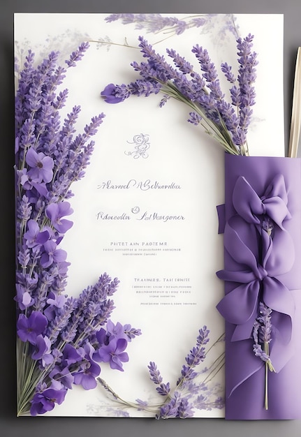 purple flowers for a wedding