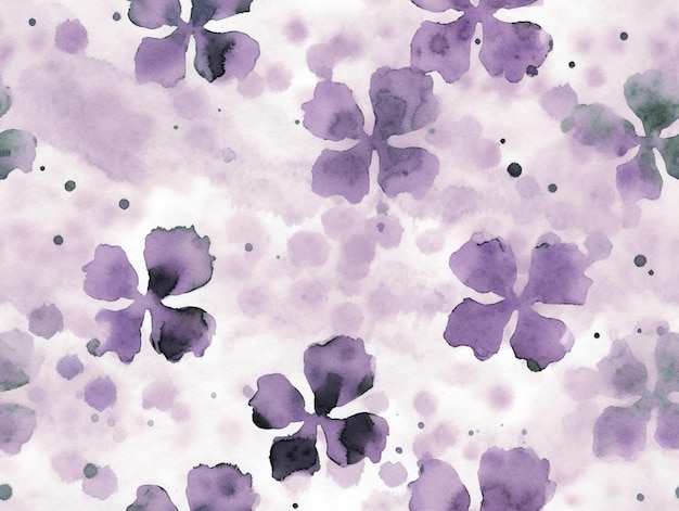 Purple flowers on a white background