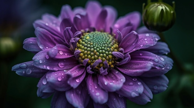 Purple flowers with the word flower on the bottom