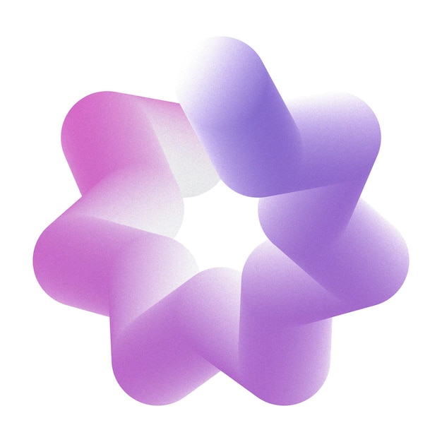 紫のふわふわ星のテクスチャー