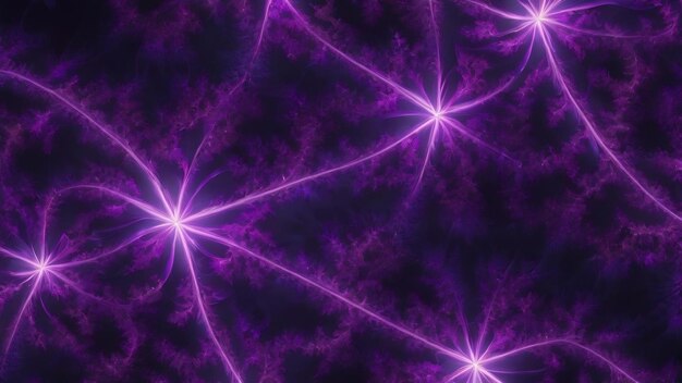 Purple fractal lights wallpaper