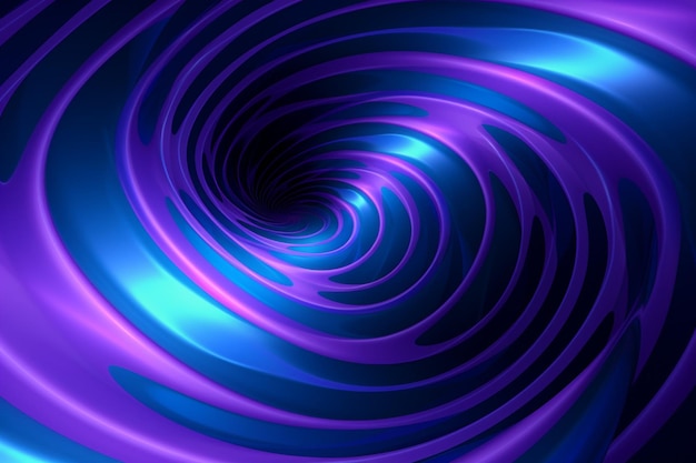 Фото Фиолетовый фрактал синих линий с фоновым сеансом