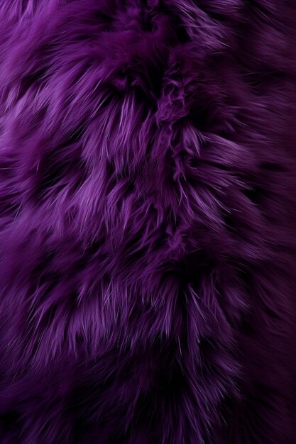 Photo a purple fur texture background