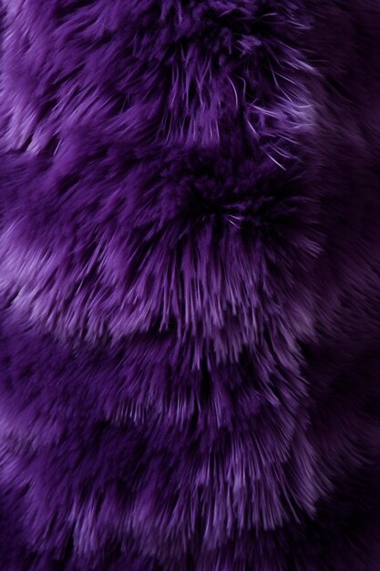 Photo a purple fur texture background