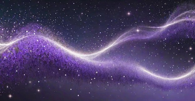 a purple galaxy is shown in the sky