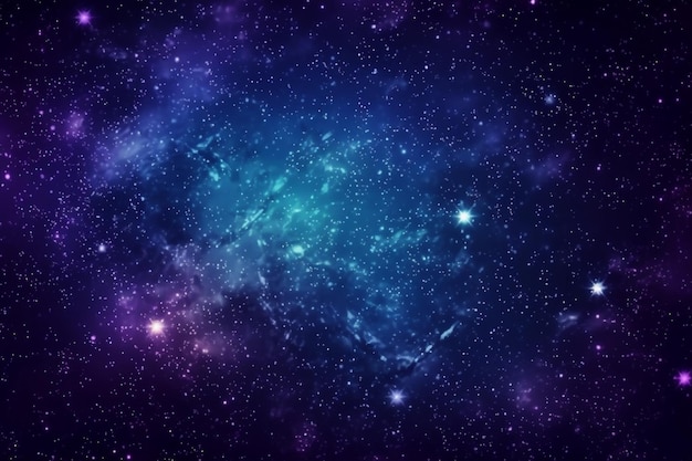 A purple galaxy with a blue background and the word galaxy on the bottom.