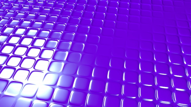 Purple geometric background with relief. 3d rendering.