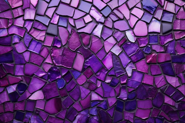 Purple glass and purple glass in a window