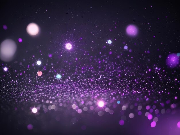 Purple glitter abstract background